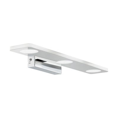 Plastikowy nowoczesny kinkiet chromowany, Jan, 5W, 3000K LED, IP44