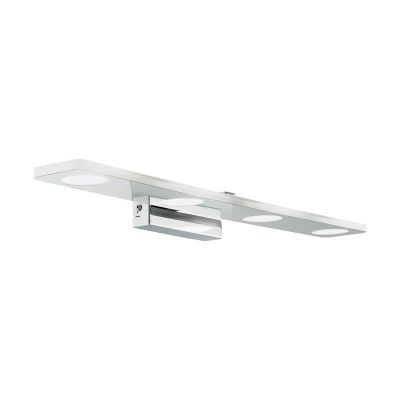 Plastikowy nowoczesny kinkiet chromowany, Jan, 5W, 3000K LED, IP44
