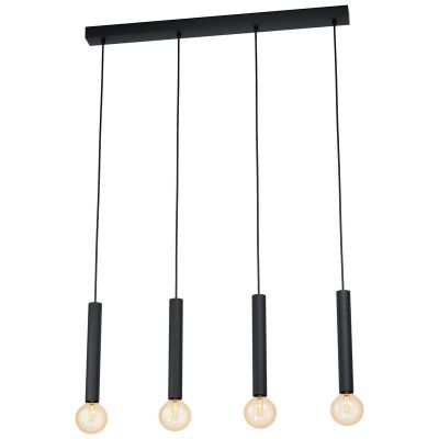 Metalowa lampa wisząca czarna, Nicholas