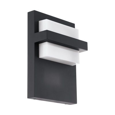 Aluminiowa nowoczesna lampa zewnętrzna antracytowa, Nicol, 10W, 3000K LED, IP44