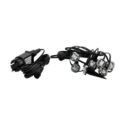 Plastikowa lampa dogruntowa przezroczysta, Vanja, 3W, 3000K LED, IP65