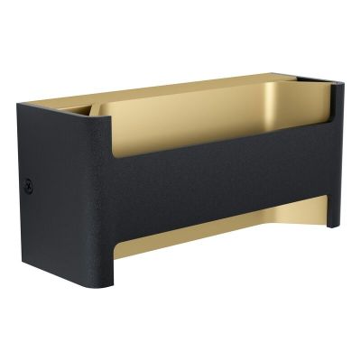Aluminiowy nowoczesny kinkiet złoty, Oleg, 10W, 3000K LED