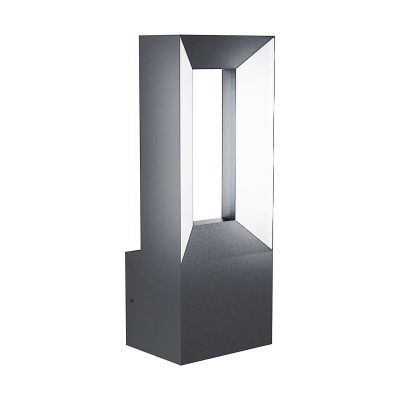 Aluminiowa nowoczesna lampa zewnętrzna czarna, Larisa, 5W, 3000K LED, IP44