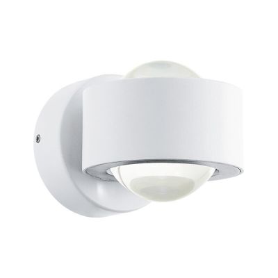 Aluminiowa nowoczesna lampa zewnętrzna biała, Lyn, 2W, 3000K LED, IP44