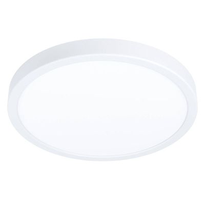 Plastikowa inteligentna lampa sufitowa biała, Geraldo, 19,5W, regulowana ciepła do zimnej bieli LED, IP44
