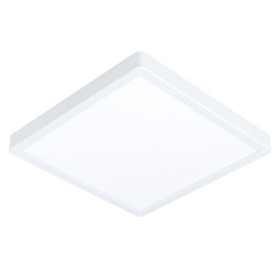 Plastikowa inteligentna lampa sufitowa biała, Geraldo, 19,5W, regulowana ciepła do zimnej bieli LED, IP44