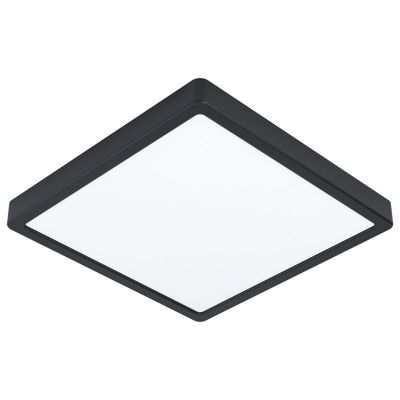 Stalowa lampa łazienkowa sufitowa czarna, Pascale, 20W, 3000K LED, IP44