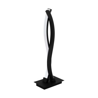 Aluminiowa nowoczesna lampa stołowa czarna, Arantxa, 10W, 3000K LED, z przełącznik