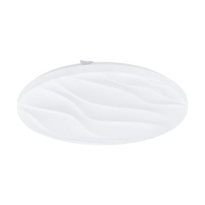 Stalowy plafon sufitowy biały, Aniel, 36W, 3000K LED