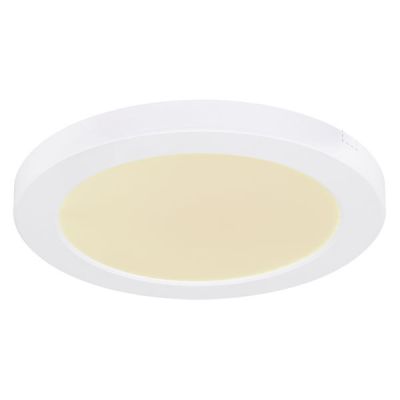 Plastikowy plafon sufitowy biały, Cage, 18W, regulowany kolor LED