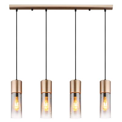 Metalowa design lampa wisząca brązowa, Xena