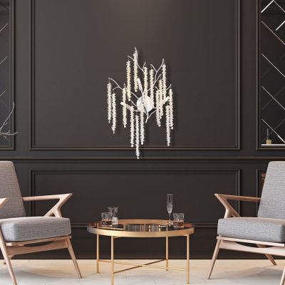 Aluminiowy design kinkiet chromowany, Lanah