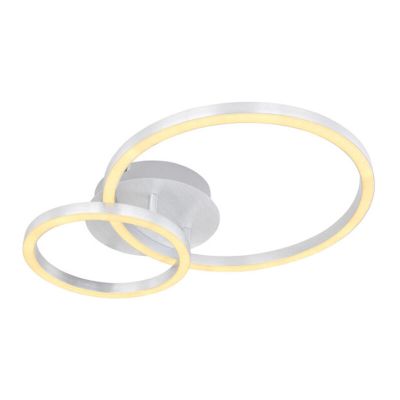 Metalowy nowoczesny plafon sufitowy biały, Palica, 18W, 3000K LED