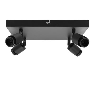 Aluminiowa rozeta do lamp czarna, Rika