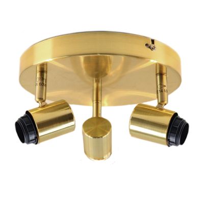 Aluminiowa rozeta do lamp złota, Rika