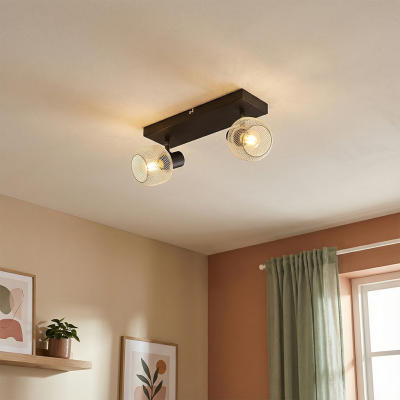 Industrialny spot sufitowy szary, Emado