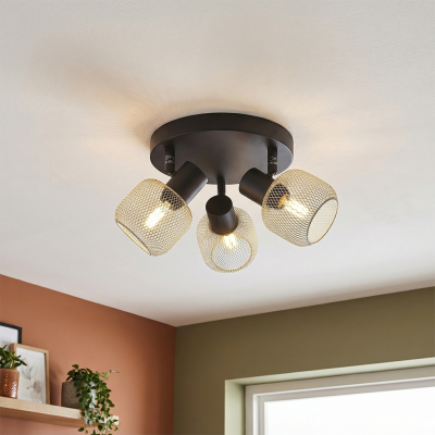 Industrialny spot sufitowy szary, Emado