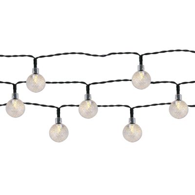 Oświetlenie ogrodowe na przewód solarny 30 diod LED o barwie ciepłej bieli