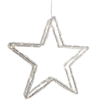 Poinsecja LED, 80 ciepłych białych diod LED, IP44