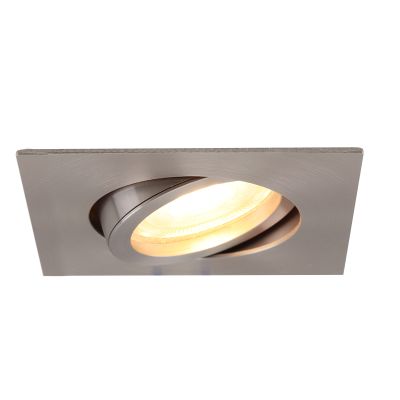Aluminiowa oprawa sufitowa wpuszczana szara, Onno