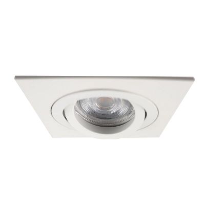 Aluminiowa oprawa sufitowa wpuszczana biała, Heido