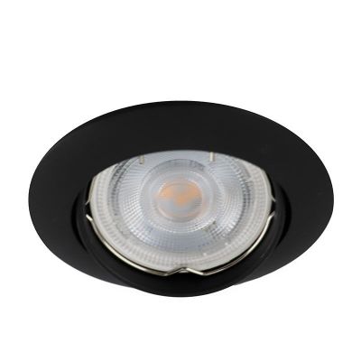 Aluminiowa oprawa sufitowa wpuszczana czarna, Ipsi