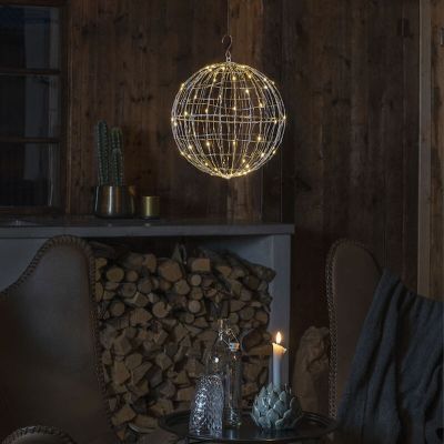 Plastikowa Boże Narodzenie żarówka bożonarodzeniowa srebrna, Bol, 1,5W, 2700K LED