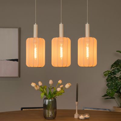 Beżowa lampa wisząca nowoczesna, Corina