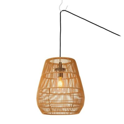 Brązowa lampa zewnętrzna rustykalna, Nerida, IP44