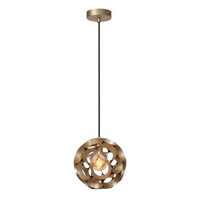 Złota lampa wisząca nowoczesna, Hannelore