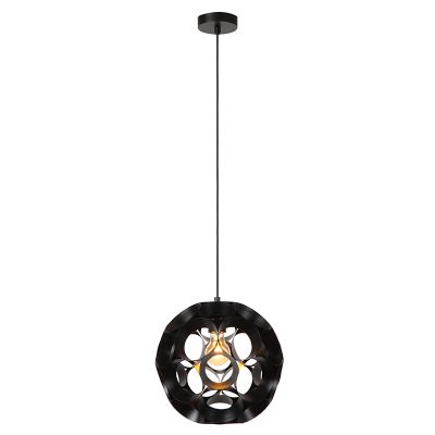 Czarna lampa wisząca nowoczesna, Hannelore