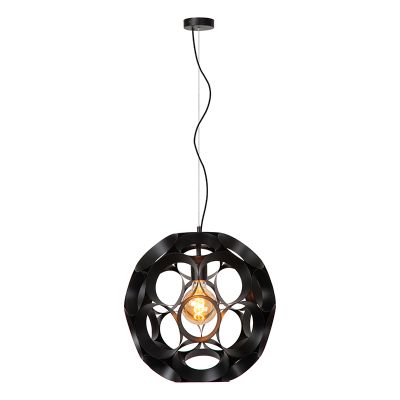 Czarna lampa wisząca nowoczesna, Hannelore