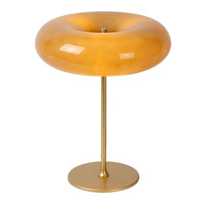 Ciemnoszara lampa stołowa retro, Sentino, z przełącznik