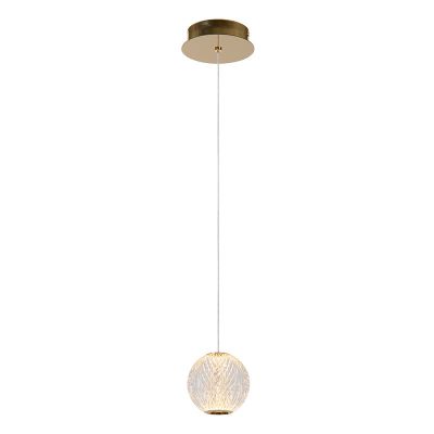 Przezroczysta lampa wisząca nowoczesna, Cintra, 5,7W, 2700K LED