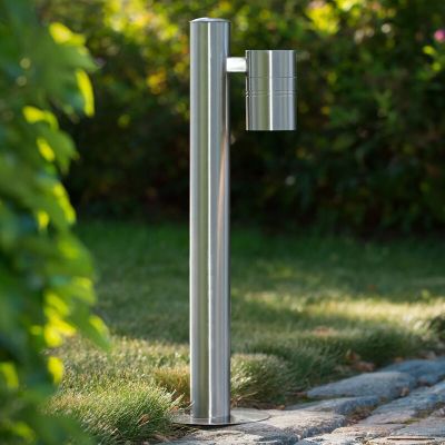 Chromowana lampa zewnętrzna nowoczesna, Arne, IP44
