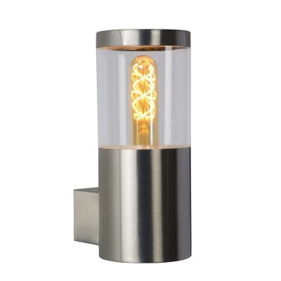 Chromowana lampa zewnętrzna nowoczesna, Fedor, IP44
