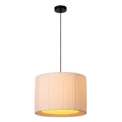 Biała lampa wisząca nowoczesna, Fold
