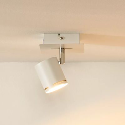 Biały spot sufitowy nowoczesny, Rilou