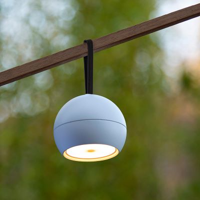 Biały kinkiet akumulatorowy nowoczesny, Lunex, 2W, 3000K LED, IP54, z przełącznik