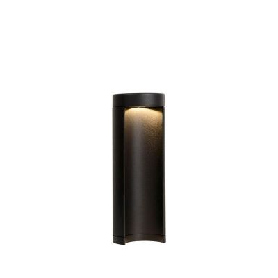 Czarna lampa zewnętrzna nowoczesna, Combo, 7W, 3000K LED, IP54