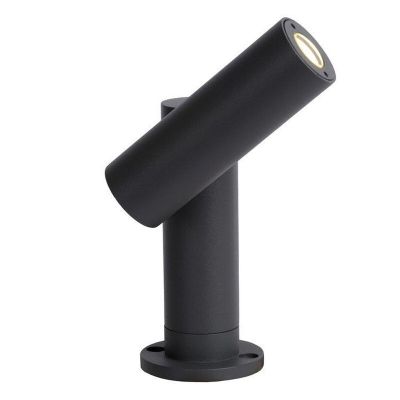 Antracytowa lampa dogruntowa nowoczesna, Tatum, 4,5W, 3000K LED, IP65