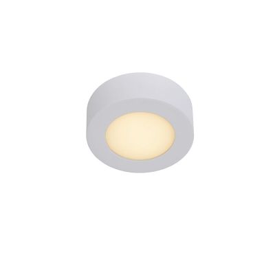 Biały plafon sufitowy nowoczesny, Brice, 8W, 3000K LED, IP44