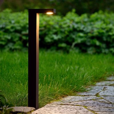 Antracytowa lampa zewnętrzna nowoczesna, Texas, 6W, 3000K LED, IP54