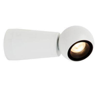 Biała lampa zewnętrzna nowoczesna, Ipsos, 5W, 2700K LED, IP54