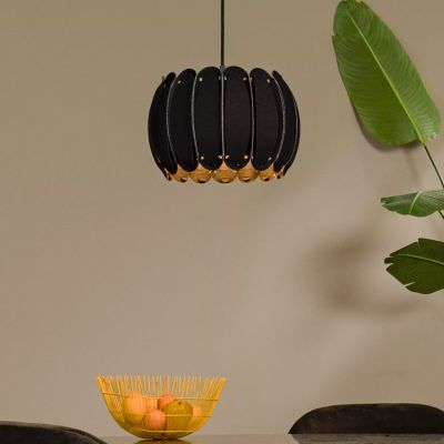 Czarna lampa wisząca nowoczesna, Spencer