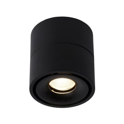 Czarny spot sufitowy nowoczesny, Yumiko, 8W, 2700K LED