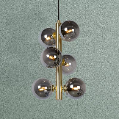 Złota lampa wisząca retro, Tycho