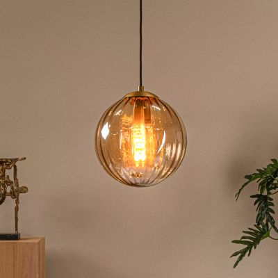 Bursztynowa lampa wisząca retro, Monsaraz