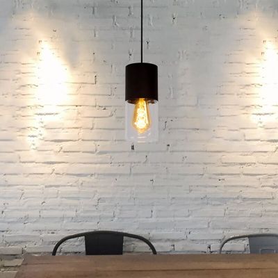 Szara lampa wisząca nowoczesna, Zino