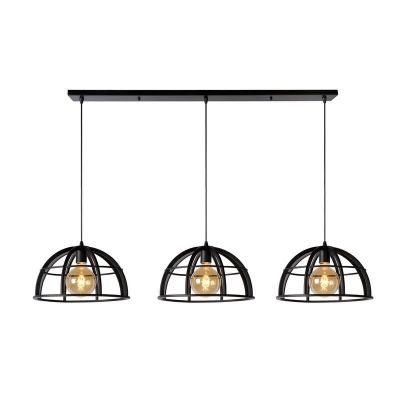 Czarna lampa wisząca nowoczesna, Dikra